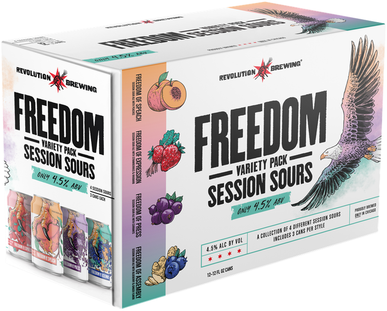 Freedom Brew Menu Freedom Variety Pack | Revolution Brewing