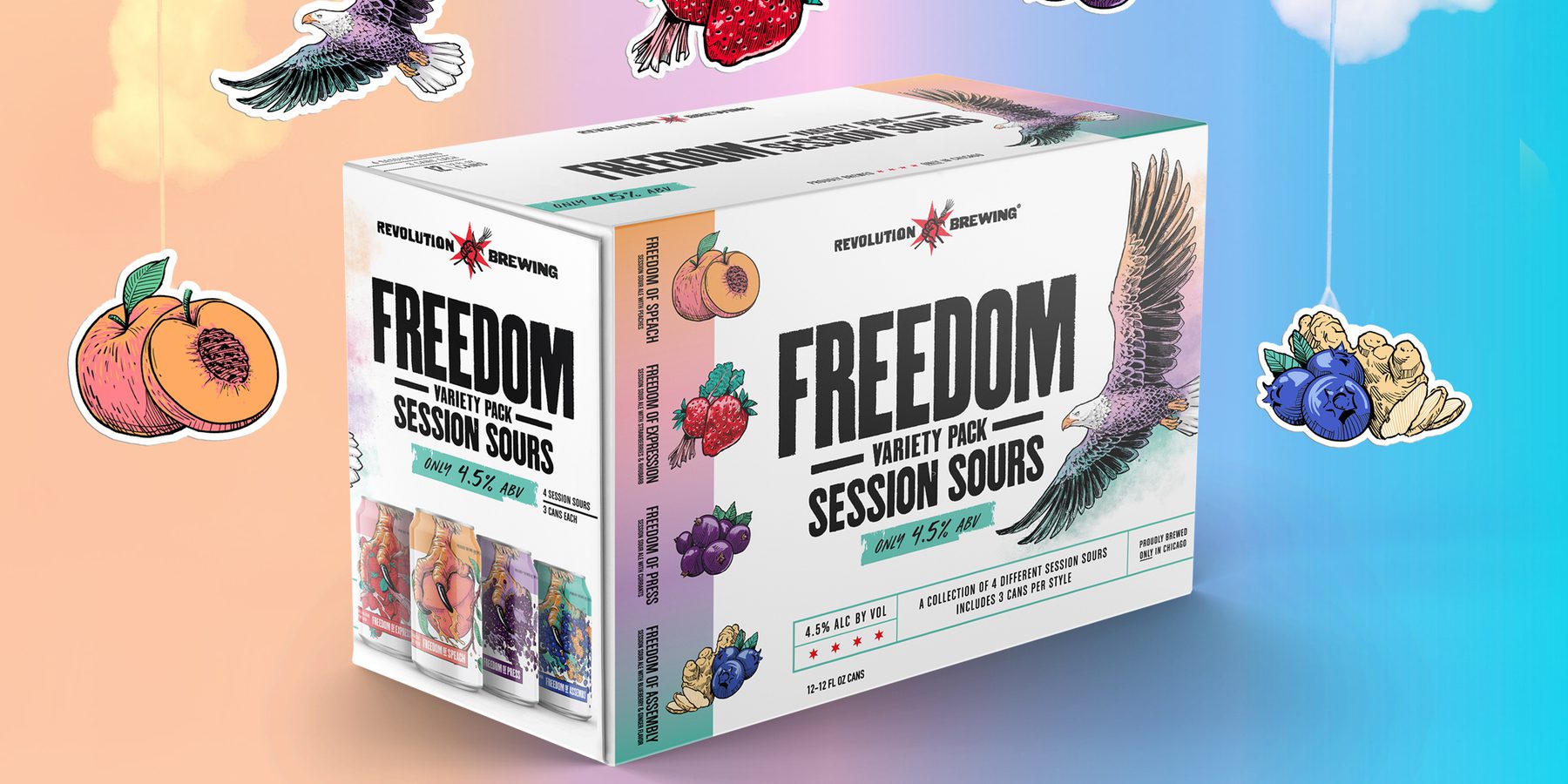 Freedom Brew Menu Introducing the Freedom Variety Pack | Revolution Brewing