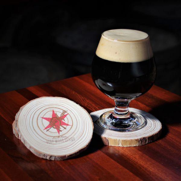 DEEP WOOD SERIES WOODEN COASTER SET DEEP WOOD SERIES WOODEN COASTER SET