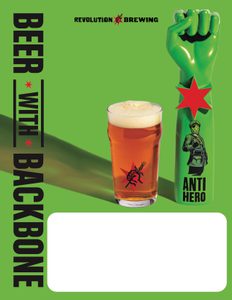 Anti-Hero Beer With Backbone Draft 8.5x11 (Large Pricing)