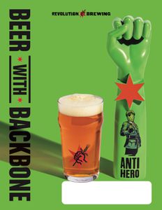 Anti-Hero Beer With Backbone Draft 8.5x11 (Small Pricing)
