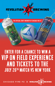 Revolution x Chicago Fire VIP Experience Giveaway