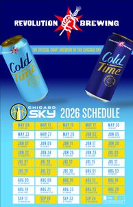 2026 Revolution x Chicago Sky Schedule Poster