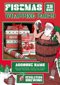 Fistmas Wrapping Paper