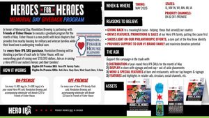 Heroes for Heroes Sell Sheet