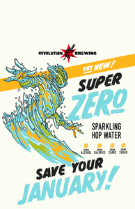 Super Zero Dry January 11x17 Foldable Case Card