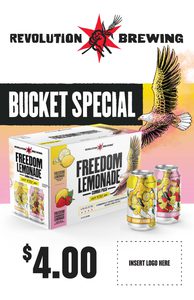 Freedom Lemonade Bucket Special - 11" x 17" w/price