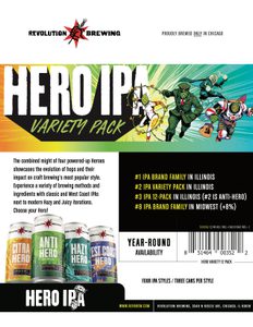 Hero IPA Variety Pack Sell Sheet