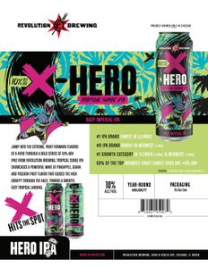 X-Hero Tropical Surge Sell Sheet