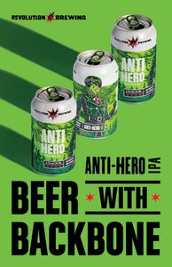 Anti-Hero Beer With Backbone 11x17 Version 1