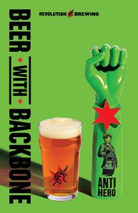 Anti-Hero Beer With Backbone 11x17 Version 2