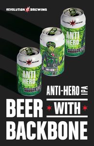 Anti-Hero Beer With Backbone 11x17 Version 5