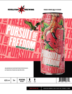 Pursuit of Freedom: Watermelon Mint Sell Sheet