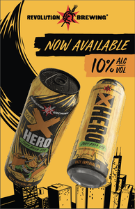 X-Hero 19.2oz 11" x 17" (w/ No Price)