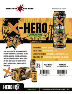 X-Hero Juicy Rush Sell Sheet