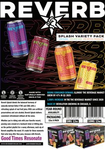 Reverb Splash Variety Pack Sell Sheet