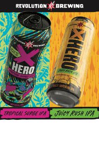 X-Hero Dual Brand 19.2oz Pricing Poster (11x17)
