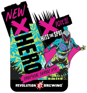 X-Hero Tropical Surge Cooler Cling