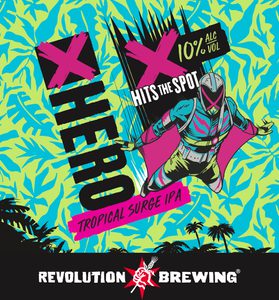 X-Hero Tropical Surge Floor Decal